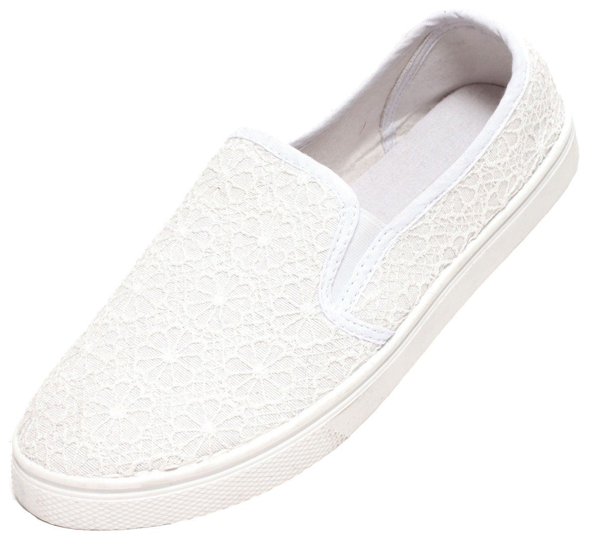 Zapato Sneaker Damen Freizeitschuhe weiß Spitze Slipper Schuhe Sommerschuhe  Mokassin online kaufen | OTTO