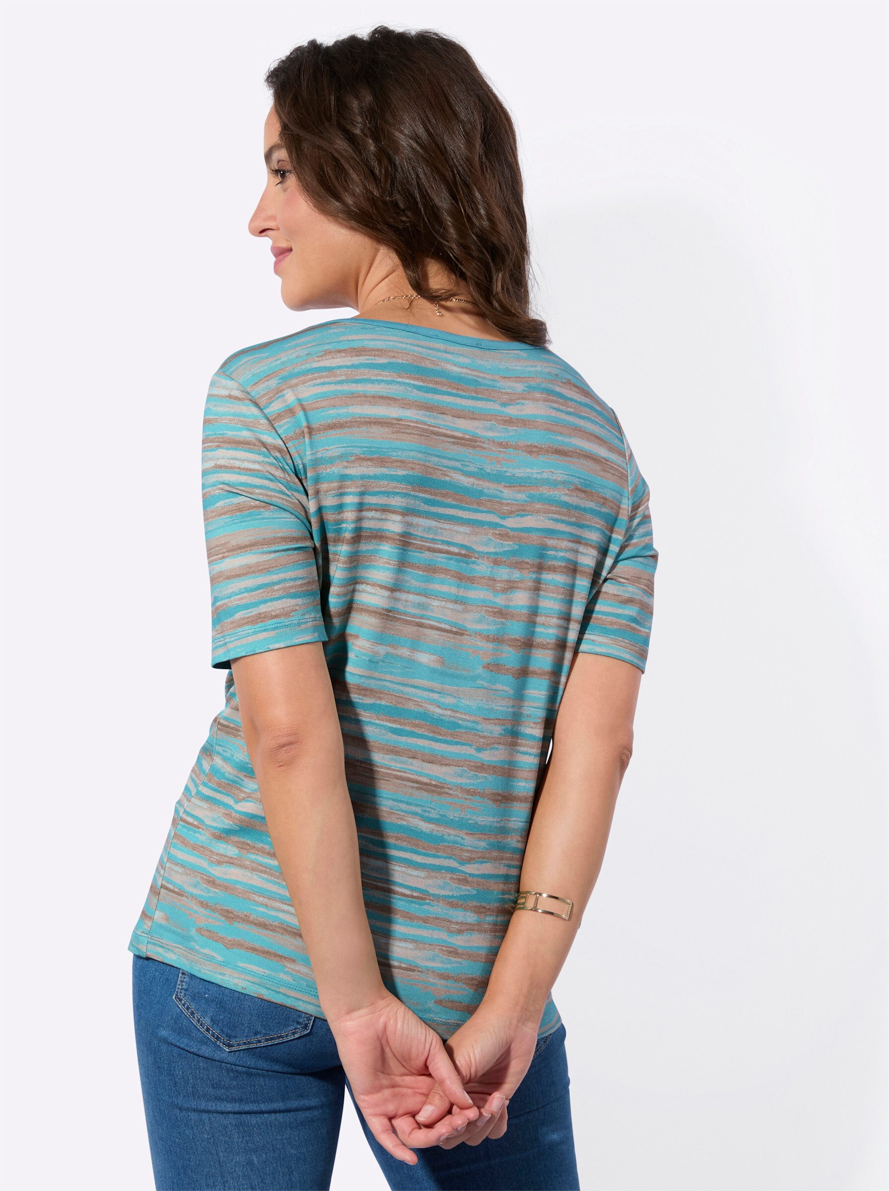 T-Shirt Druck-Shirt Kurzarm