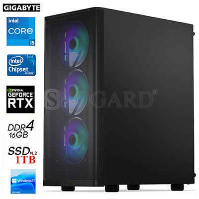 Snogard GamingLine i5-13400F 16GB RTX4060 1TB-M2 W11H Gaming-PC (Intel Core i5 13400F, RTX 4060, Luftkühlung, Windows 11, DDR4, 16GB 3200MHz, 1TB, PCIe 4.0 NVMe SSD)