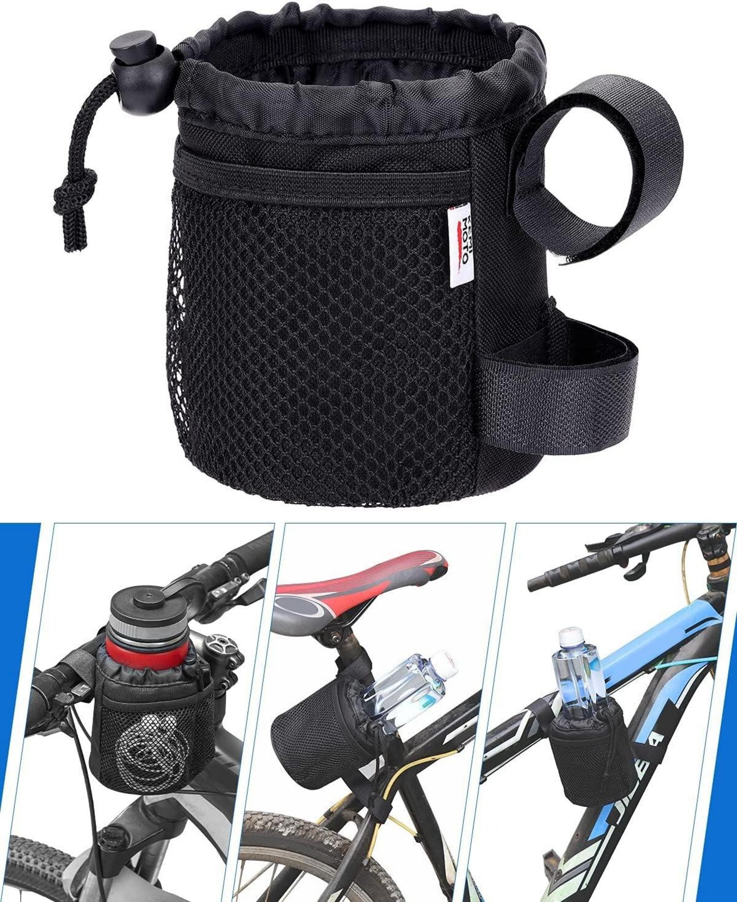 Fahrradständer Fahrrad Flaschenhalter Getränkehalter Wasserflaschenhalter Netztaschen