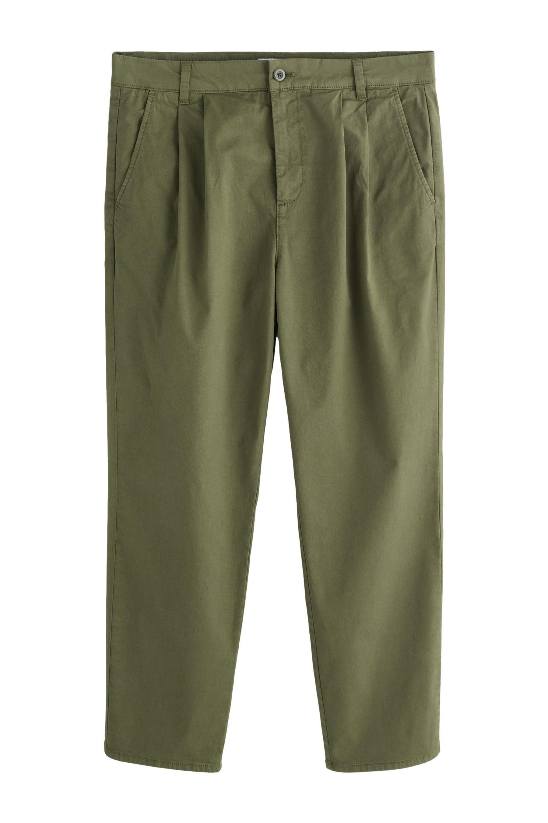 Chinohose Sommerliche Regular Fit Chinohose mit Bundfalten