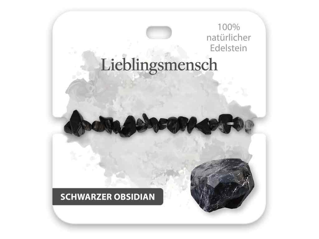 bb Klostermann Armband BB Klostermann Edelstein Armband Schwarzer Obsidian Lieblingsmensch