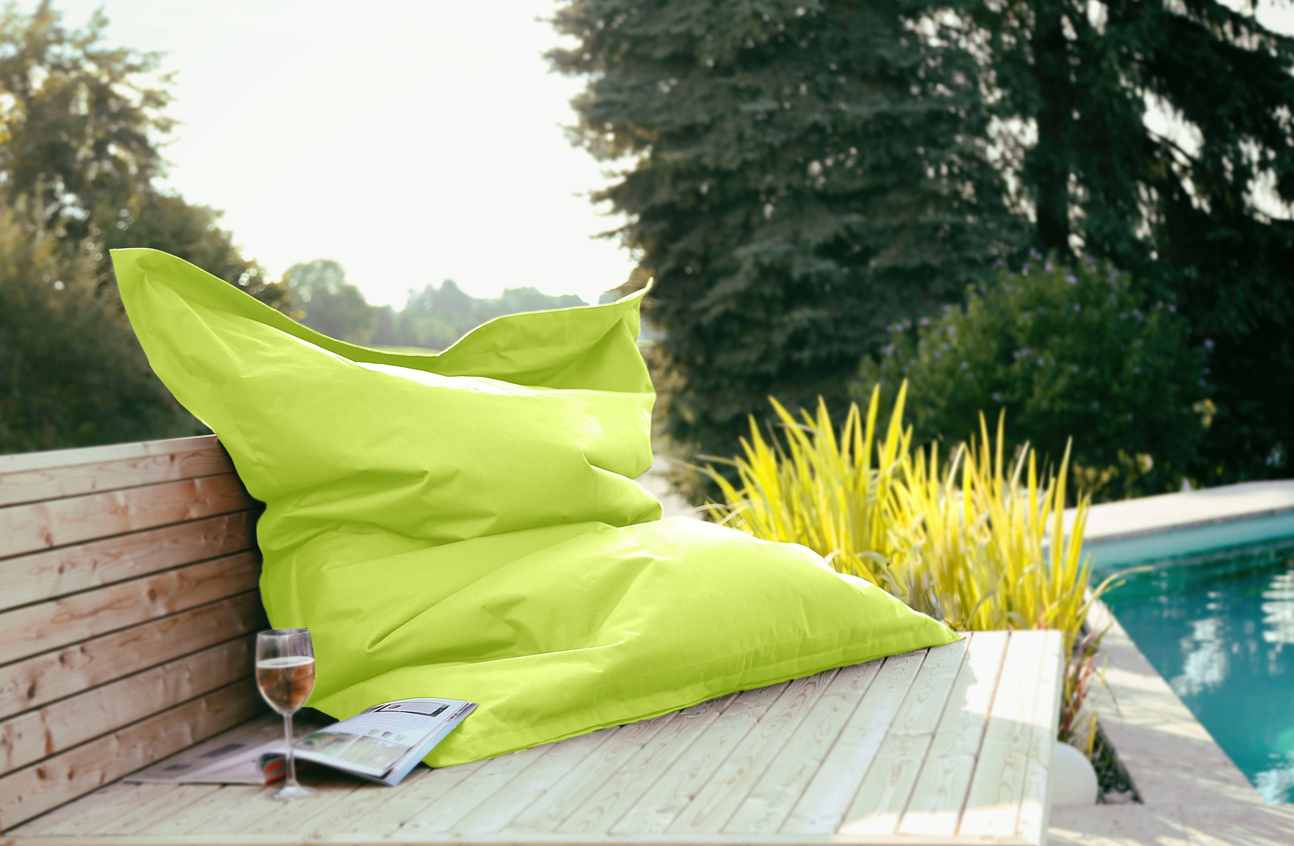 KiNZLER Sitzsack XXL Outdoorfähig (1 St), Uni Farben, Outdoor geeignet, ideal im Wohnzimmer & Kinderzimmer