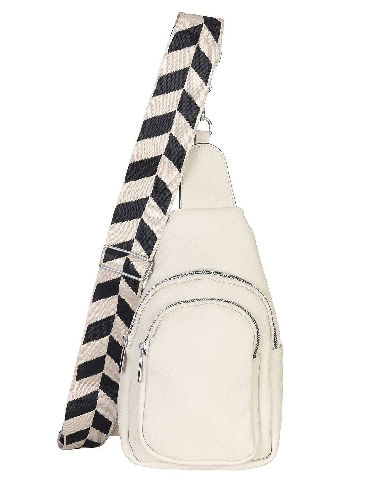 simaranda Cityrucksack Bodybag Damen 26 Beige günstig online kaufen
