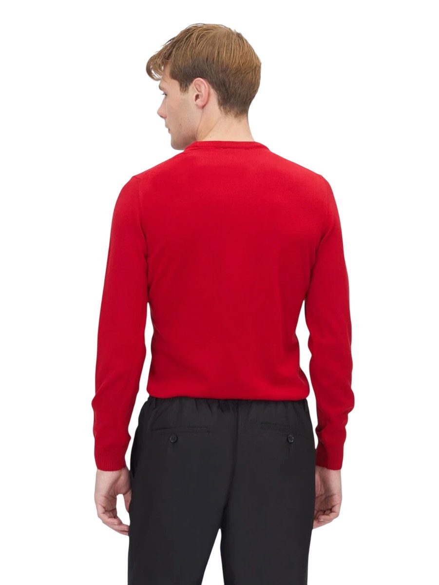 KİP Longpullover Rotes Strick-Sweatshirt
