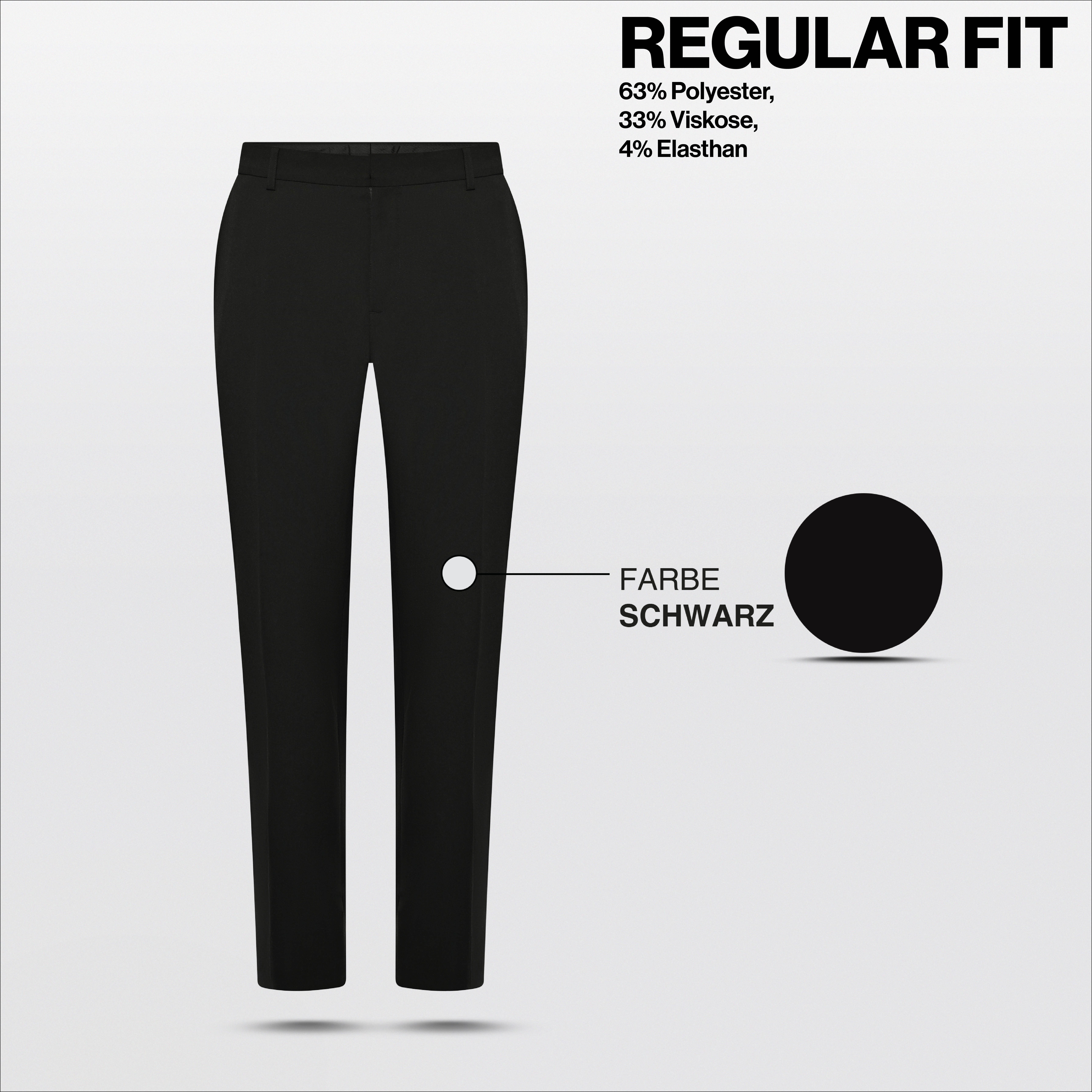 Anzughose Herren Business Anzughose Slim-Fit und Regular-Fit Hose