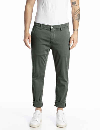 Replay Chinohose »Slim Fit Jeans Zeumar Hyperchino Color« (1-tlg)
