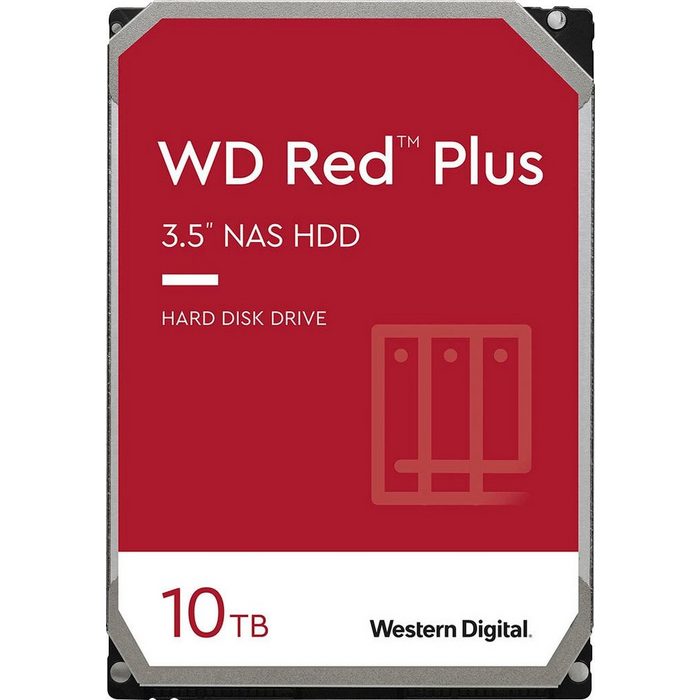 Western Digital WD Red™ Plus HDD-NAS-Festplatte (10 TB) 3 5&quot