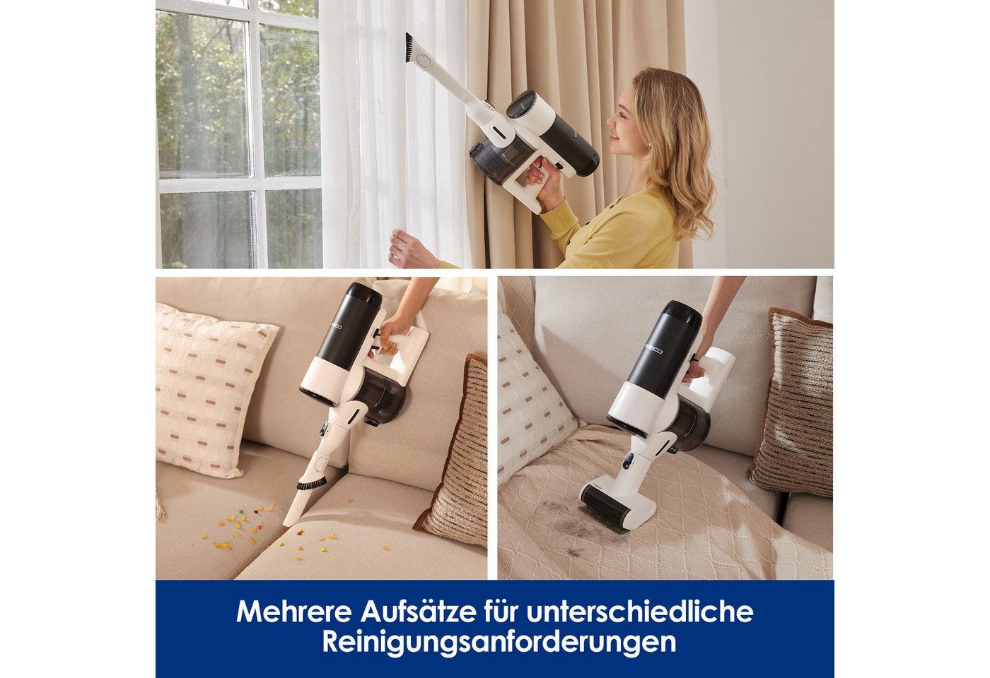 Tineco Nass-Trocken-Sauger Floor One Switch S6 Stretch Plus mit 85°Grad Heißluft-Trocknung, 290 W, beutellos, für Tierhaare & Allergiker, Selbstreinigung, Teppich & Hartboden