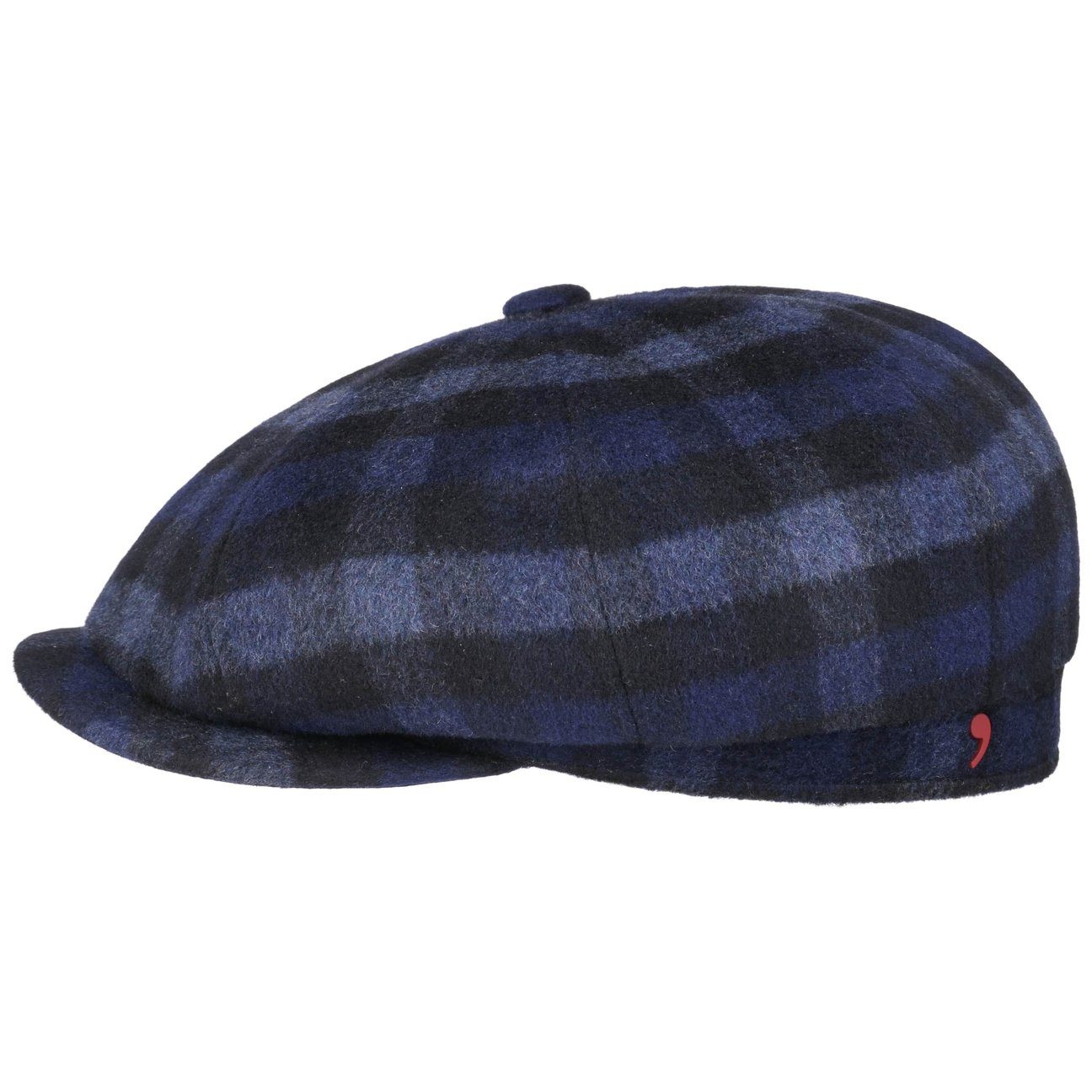 Alfonso D´Este Flat Cap (1-St) Schirmmütze mit Schirm, Made in Italy
