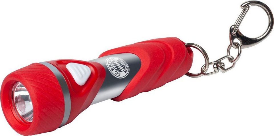 VARTA Taschenlampe Schlüsselanhänger mit Licht FC Bayern (Set, 1-St), VARTA  FC Bayern München Key Chain mit Schlüsselanhänger