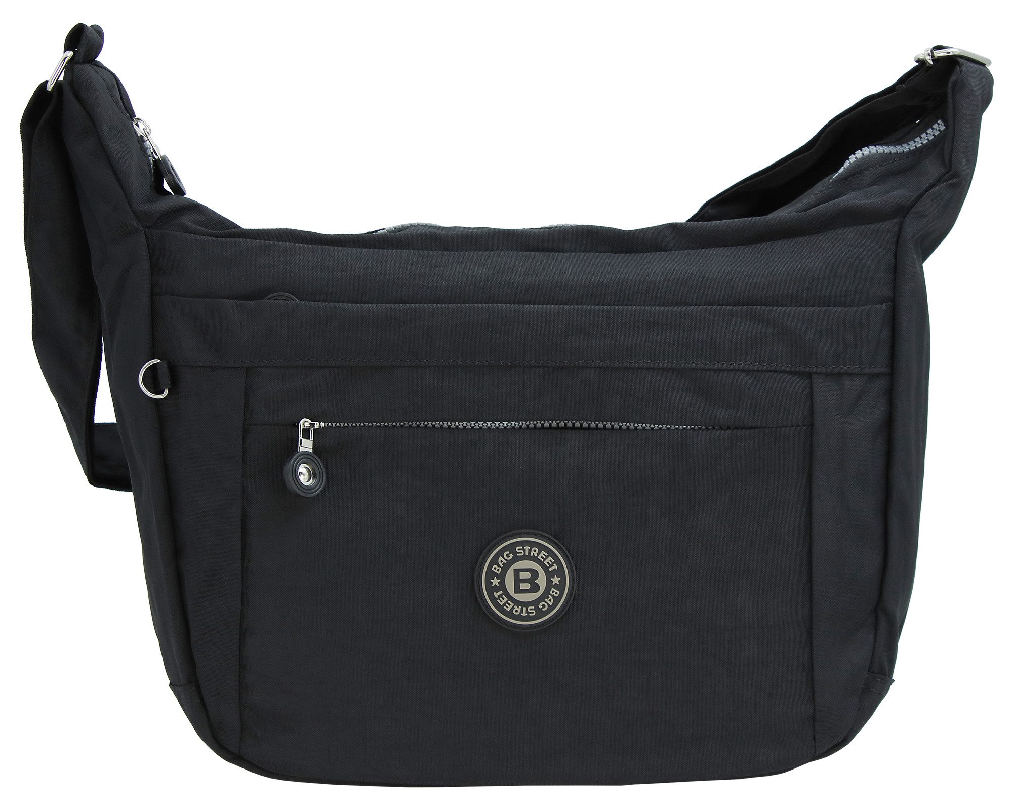BAG STREET INTERNATIONAL Umhängetasche Große sehr leichte Damen Schultertasche Nylon Crossbody Freizeittasche