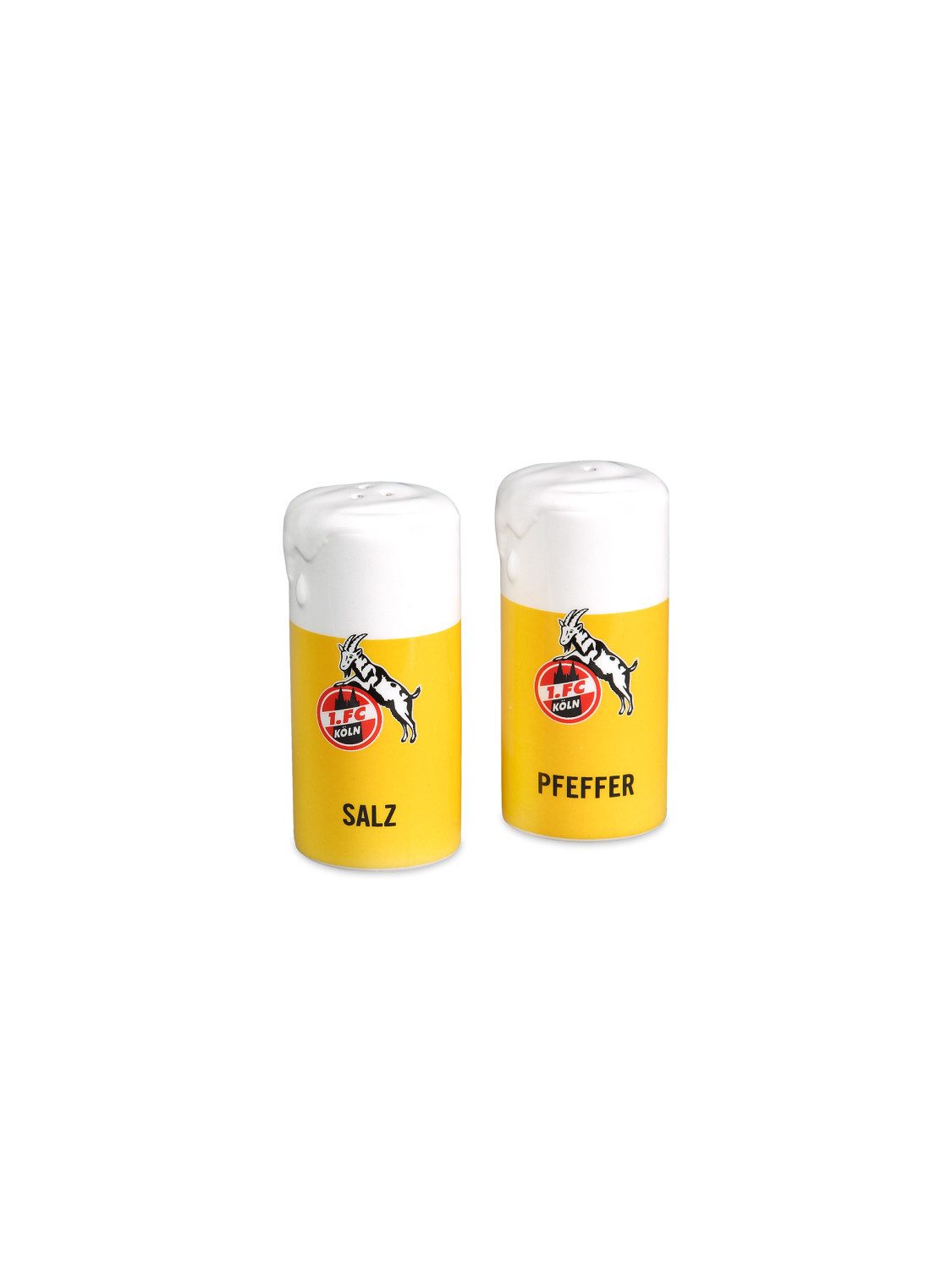 VertriebsArena GmbH Salz- / Pfefferstreuer 1. FC Köln Salz- & Pfeffer Streuer "Kölsch"