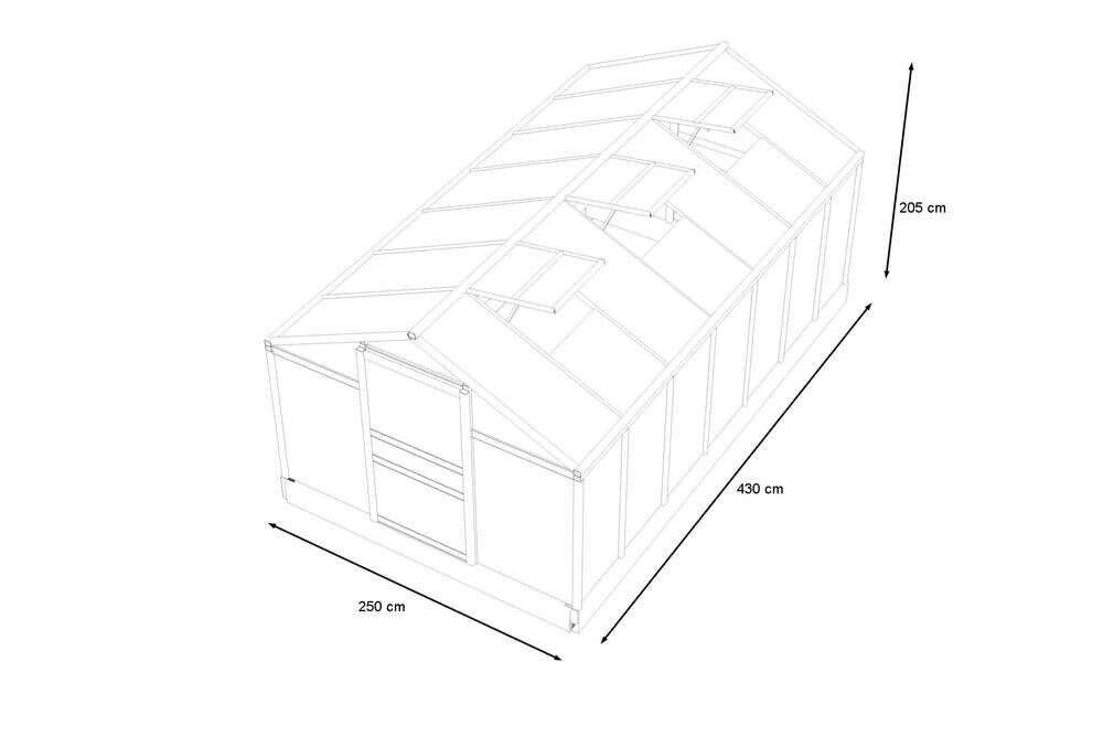 OUTFLEXX Gewächshaus silberfarben | Rab... OUTFLEXX Gewächshaus silberfarben | Rab...