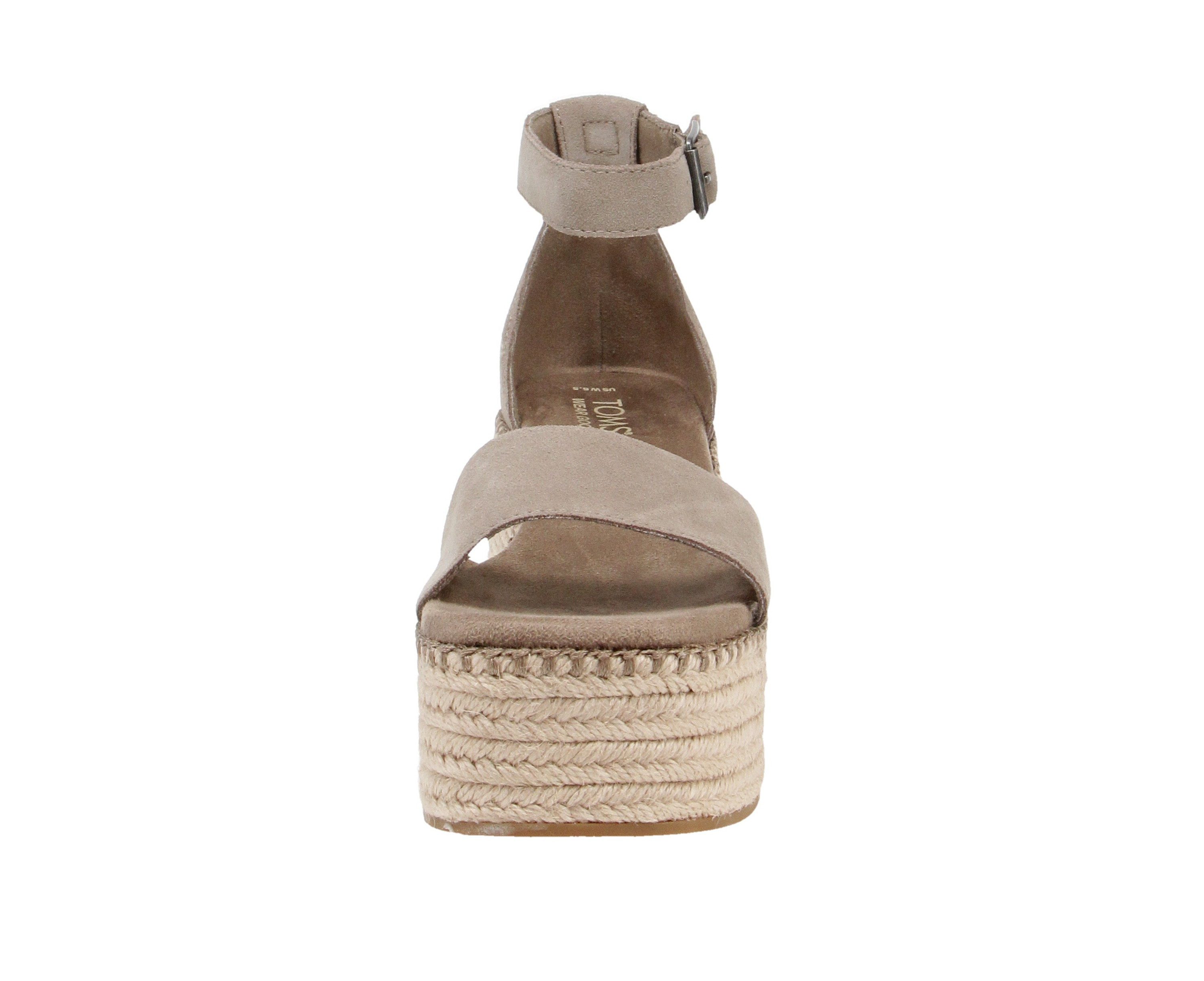 TOMS Toms 10020743 Laila - Damen Schuhe Sandaletten - Natural Sandale