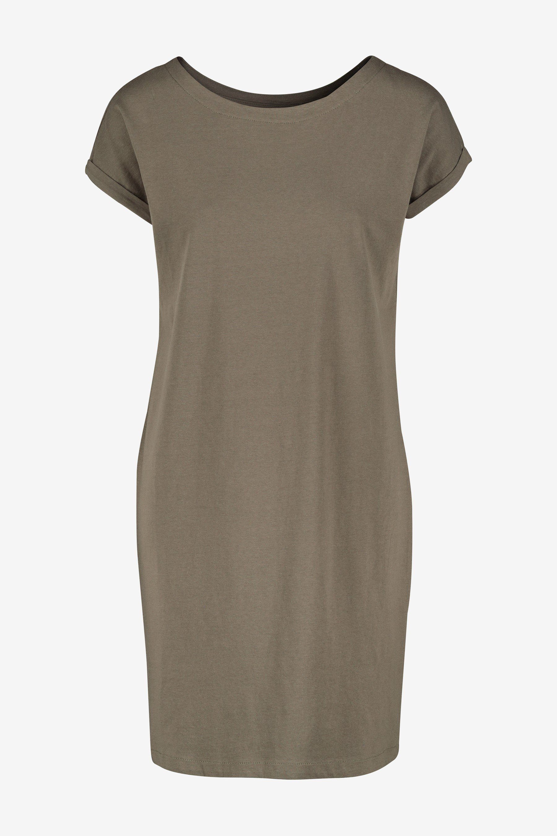 Next Jerseykleid Tunikakleid mit überschnittenen Schultern, (1-tlg) Khaki Green