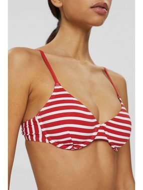 Esprit Bügel-Bikini-Top Recycelt: Bügel-Top mit Streifen