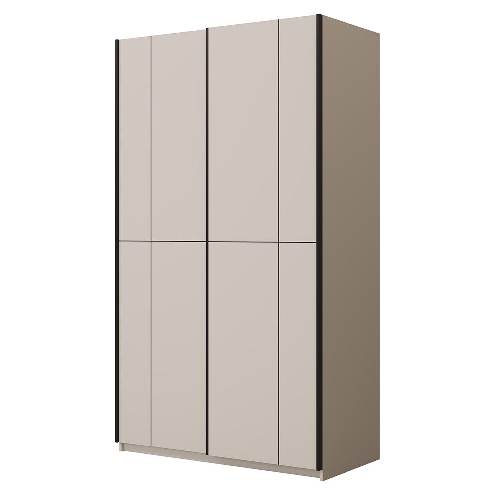 Lomadox Schwebetürenschrank CABUNA-83 120 cm breit, 2 Schwebetüren, in kaschmir