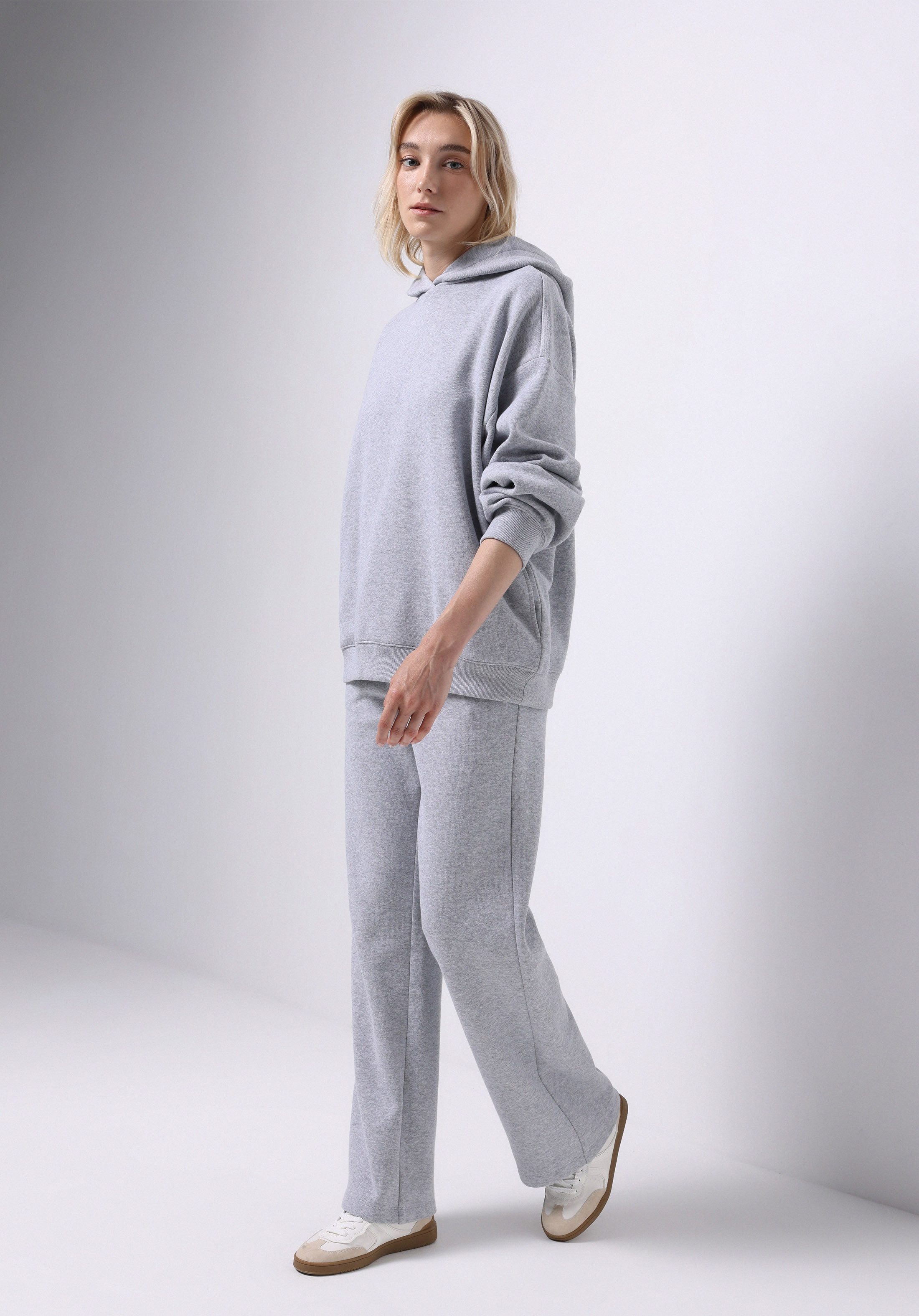 Colins Sweatponcho Colins Regular Fit Mid Waist Plain Damen Jogginghose