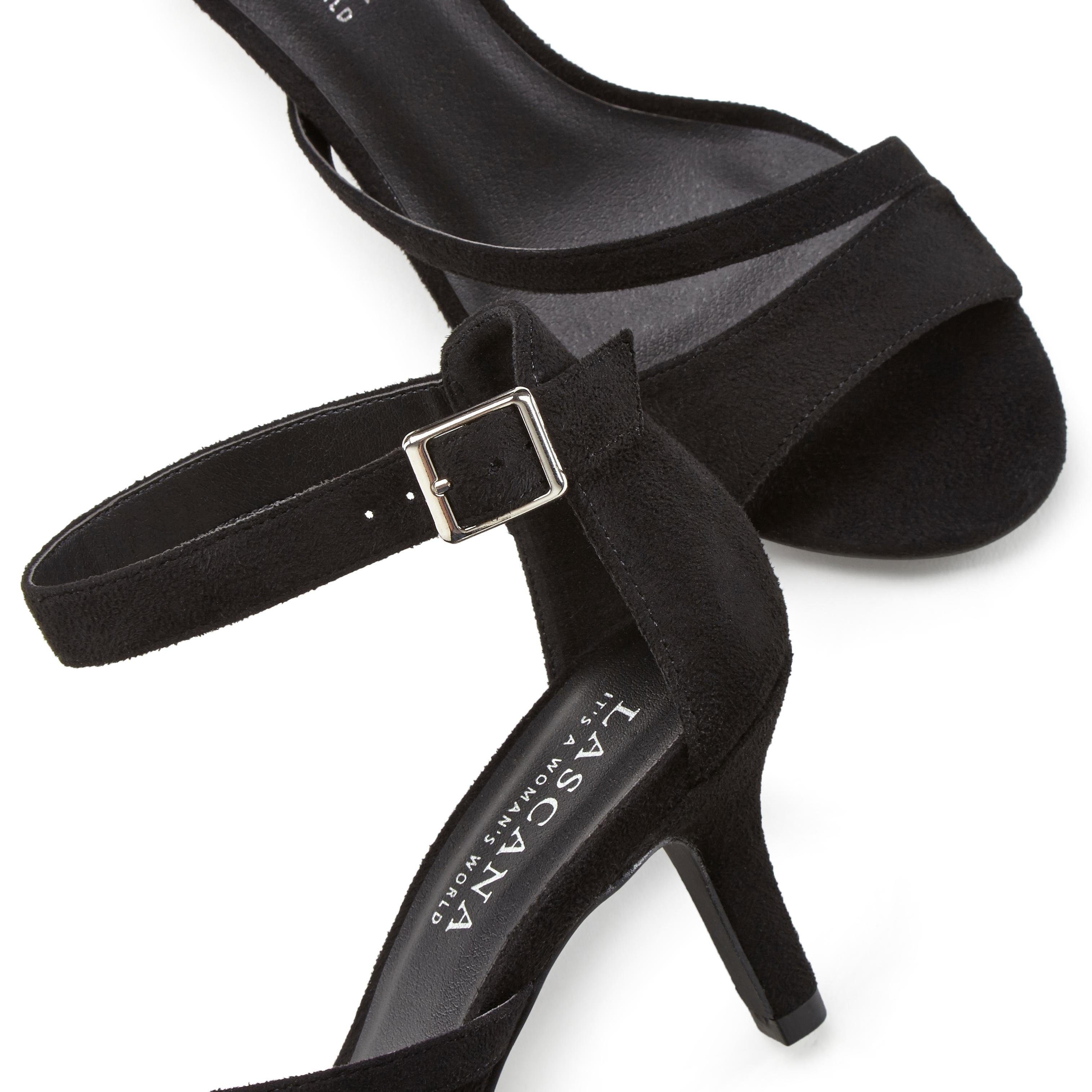 LASCANA offener Schuh, Riemchensandalette, Sommerschuh Sandalette High-Heel-Sandalette mit Riemchen VEGAN