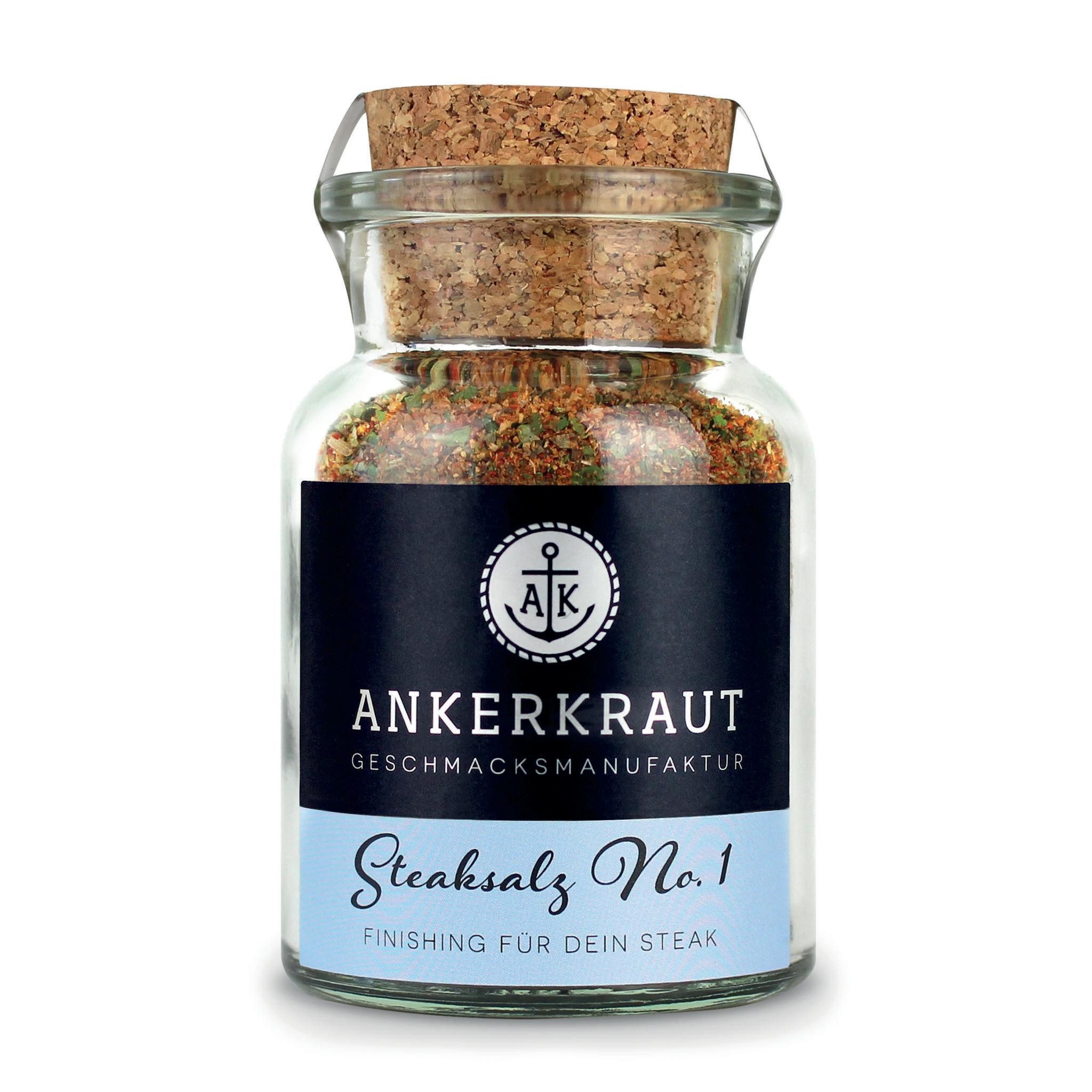 Ankerkraut Gewürz Steaksalz No. 1, Ankerkraut Steaksalz No. 1 - Gewürzmischung Salz