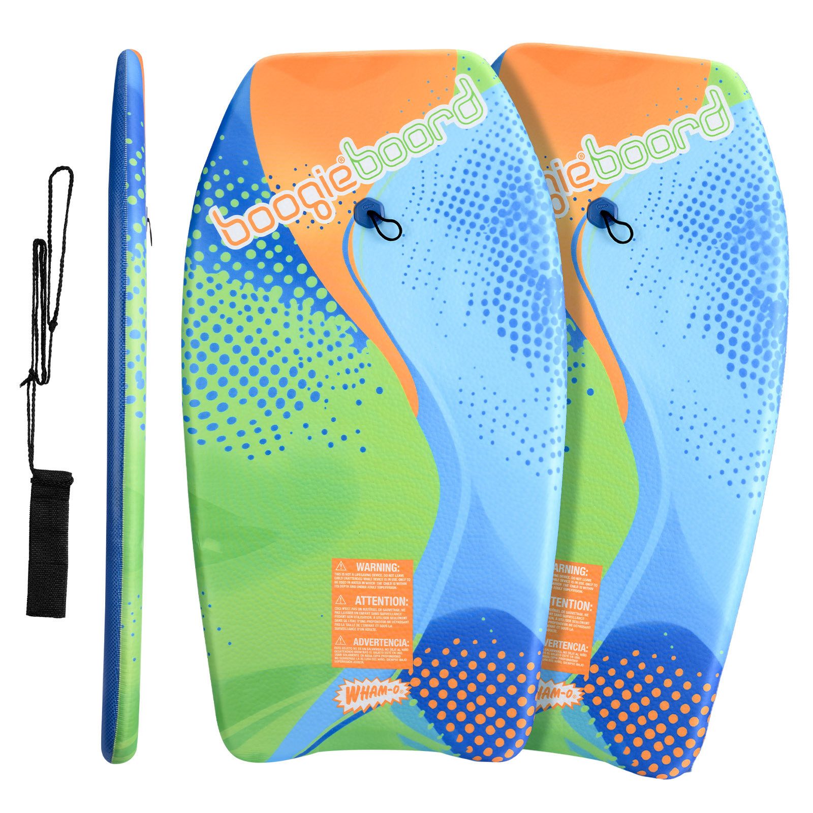 WHAM-O Bodyboard 83.8cm Boogie Board, Bodyboard, Mit Fangriemen, rutschfest, leicht, für Kinder, Grafikdesign