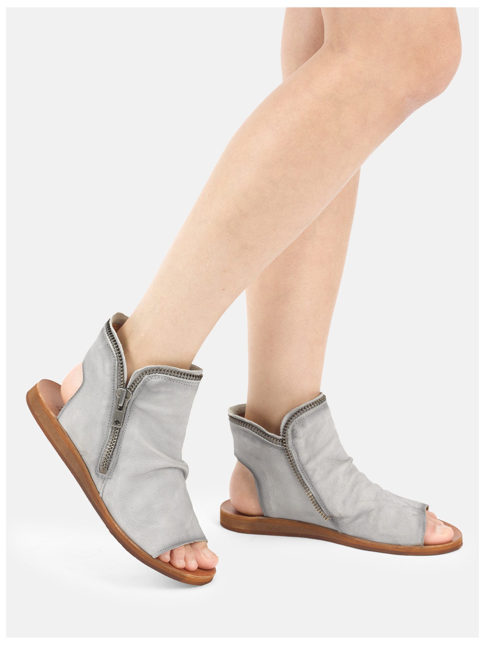 Felmini Sandalen Leder Schaftsandalette