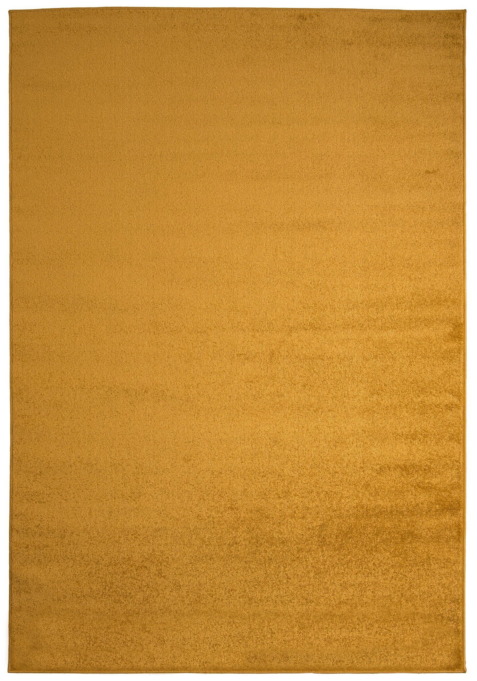 Designteppich Modern Teppich Einfarbig Muster Orange farbe - Kurzflor, Mazovia, 300 x 400 cm, Geeignet für Fußbodenheizung, Höhe 7 mm, Kurzflor