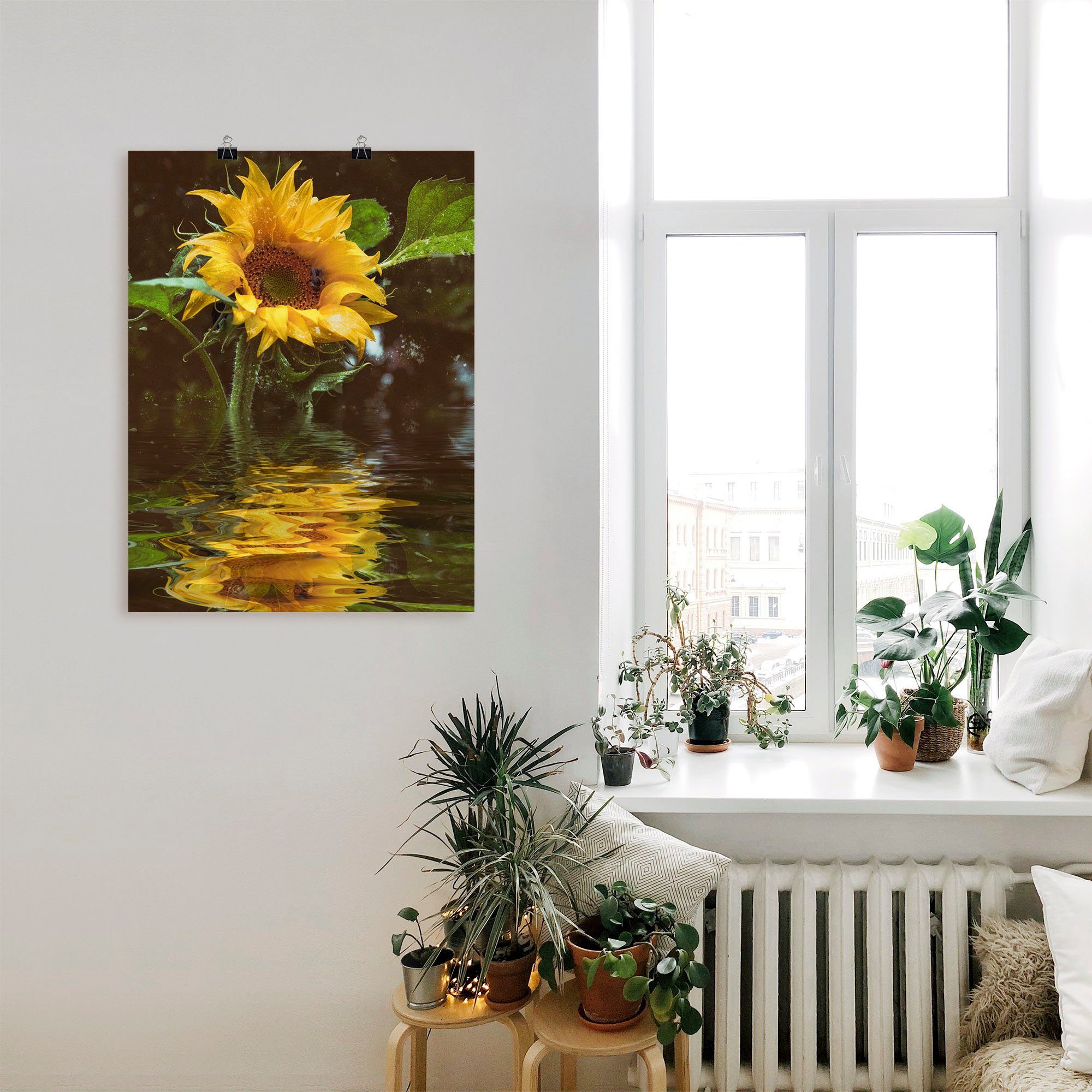 Artland Wandbild Sonnenblume, Blumen (1 St), günstig online kaufen