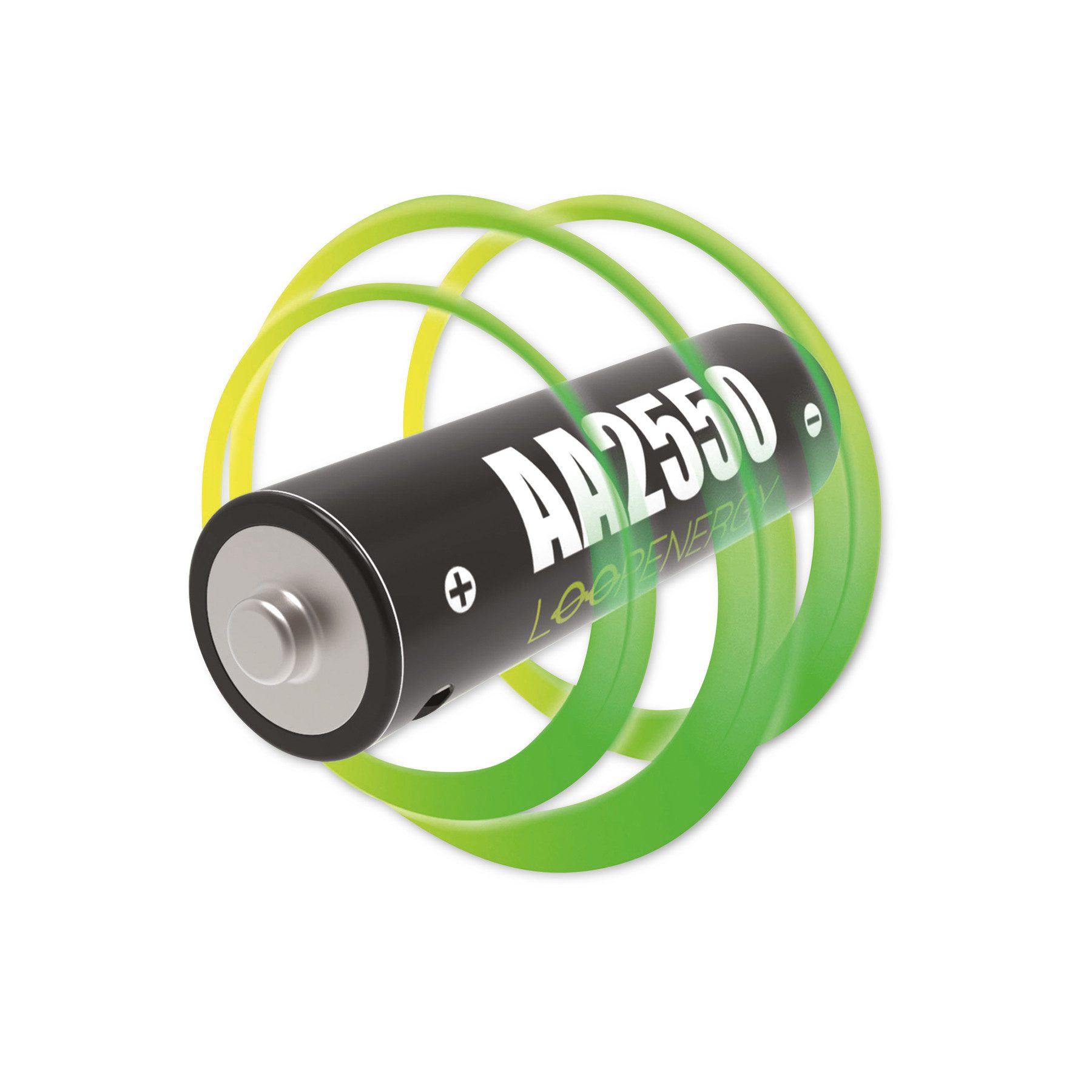 Verico VERICO LiIon-Akku Loop Energy AA, mit USB-C Buchse, 2er Pack Akku