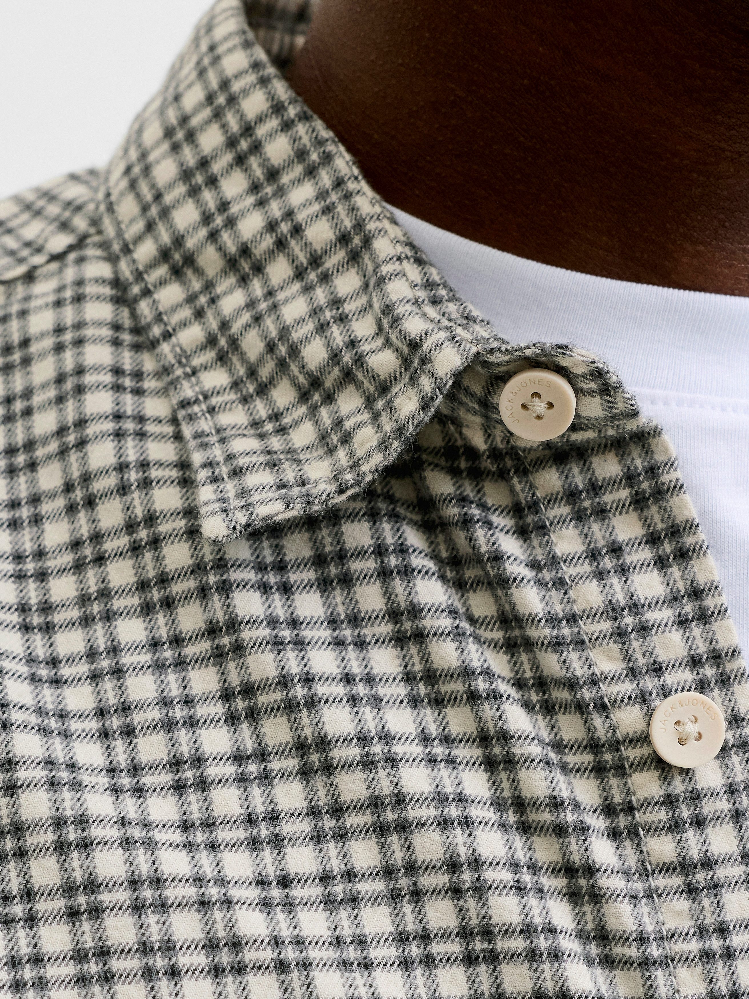Jack & Jones Langarmhemd JJCARTER CHECK SHIRT LS SN Baumwolle, relaxed fit – Bild 3 von 5