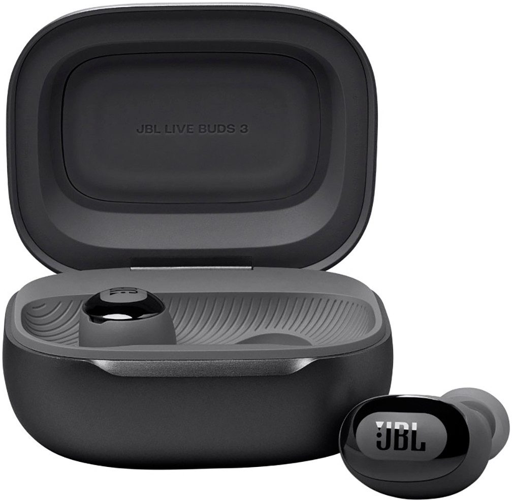 JBL LIVE BUDS 3 wireless In-Ear-Kopfhörer (Adaptive Noise-Cancelling, Hi-Res, Multi-Point-Verbindung, A2DP Bluetooth, True Adaptive Noise Cancelling, IP55, Personi-Fi 3.0)