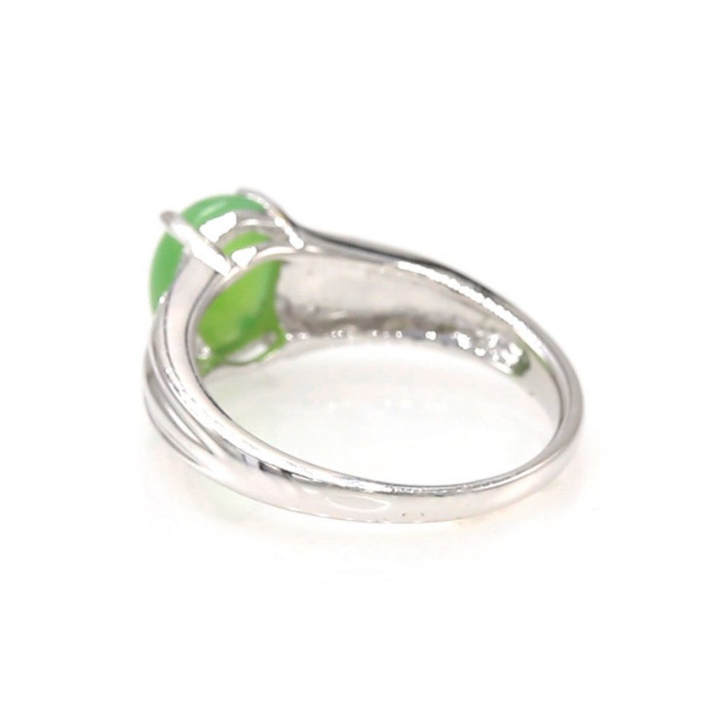 Cavill Silberring Cavill Ring aus 925er Sterlingsilber mit 1,37 ct Chrysopras & Topas (1-tlg)