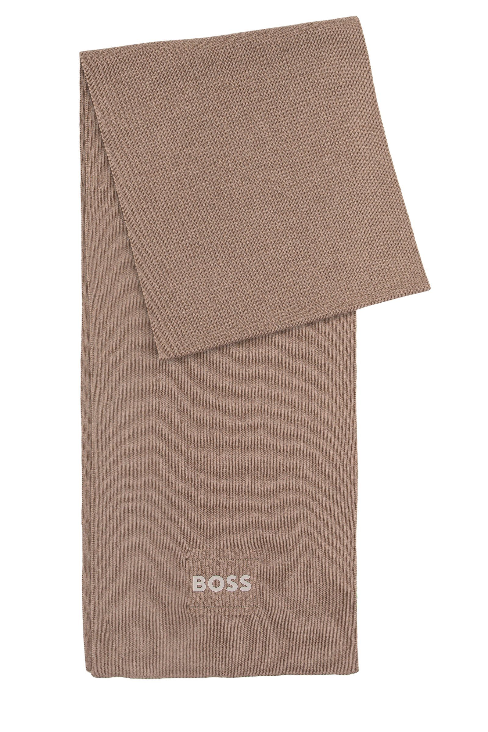 BOSS GREEN Schal Aride, (keine Angabe, keine Angabe) Braun (334) | Wollschals