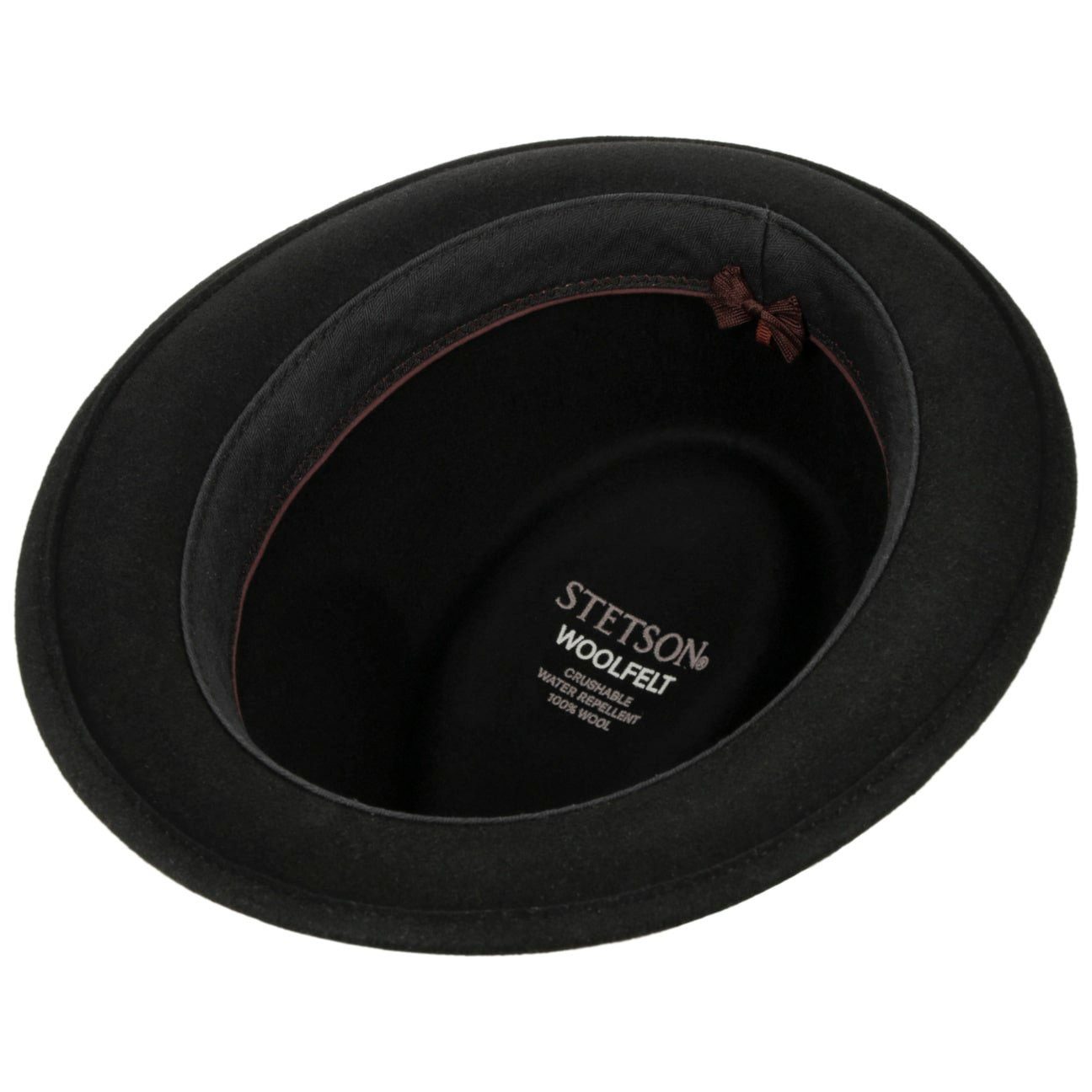 Stetson Trilby (1-St) Wollfilzhut mit Ripsband