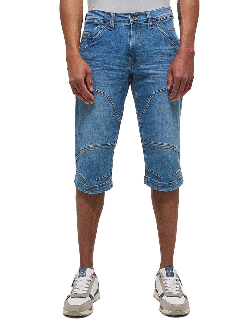 MUSTANG Jeansshorts Style Fremont Shorts blau-5000583