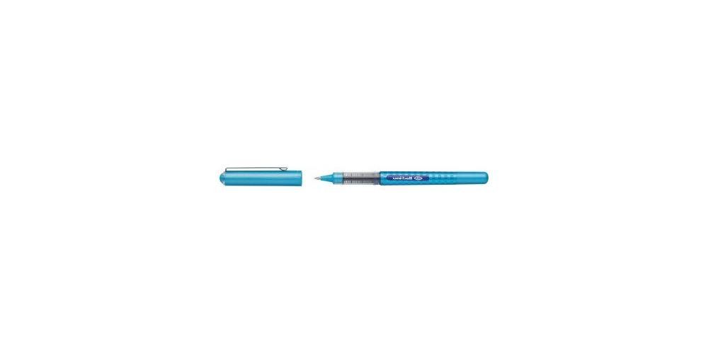 uni-ball Tintenroller Tintenroller Schreibfarbe: eye mm Design Strichstärke: 0,4 hellblau