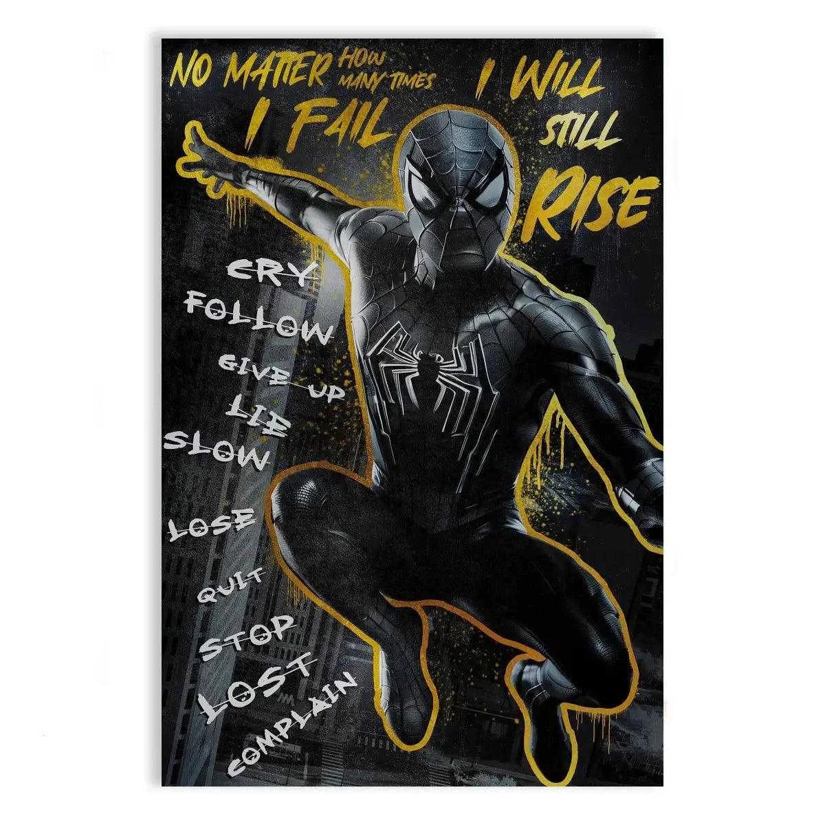 Wanddekoobjekt I will still rise - Leinwandbild Motivation