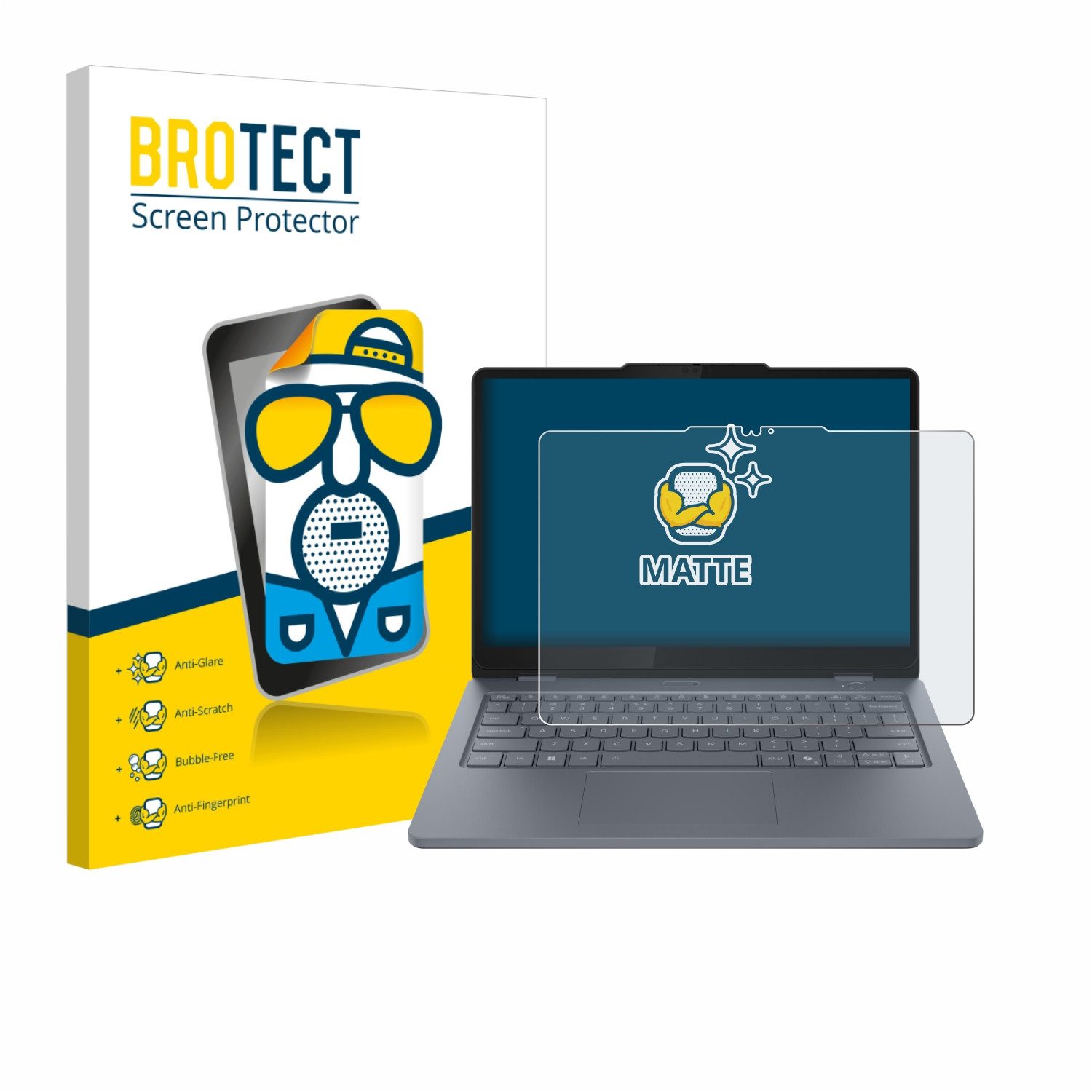 BROTECT Displayschutzfolie Schutzfolie für Lenovo 13w 2-in-1 Gen 3, Displayschutz Schutz Folie Matt Entspiegelungsfolie