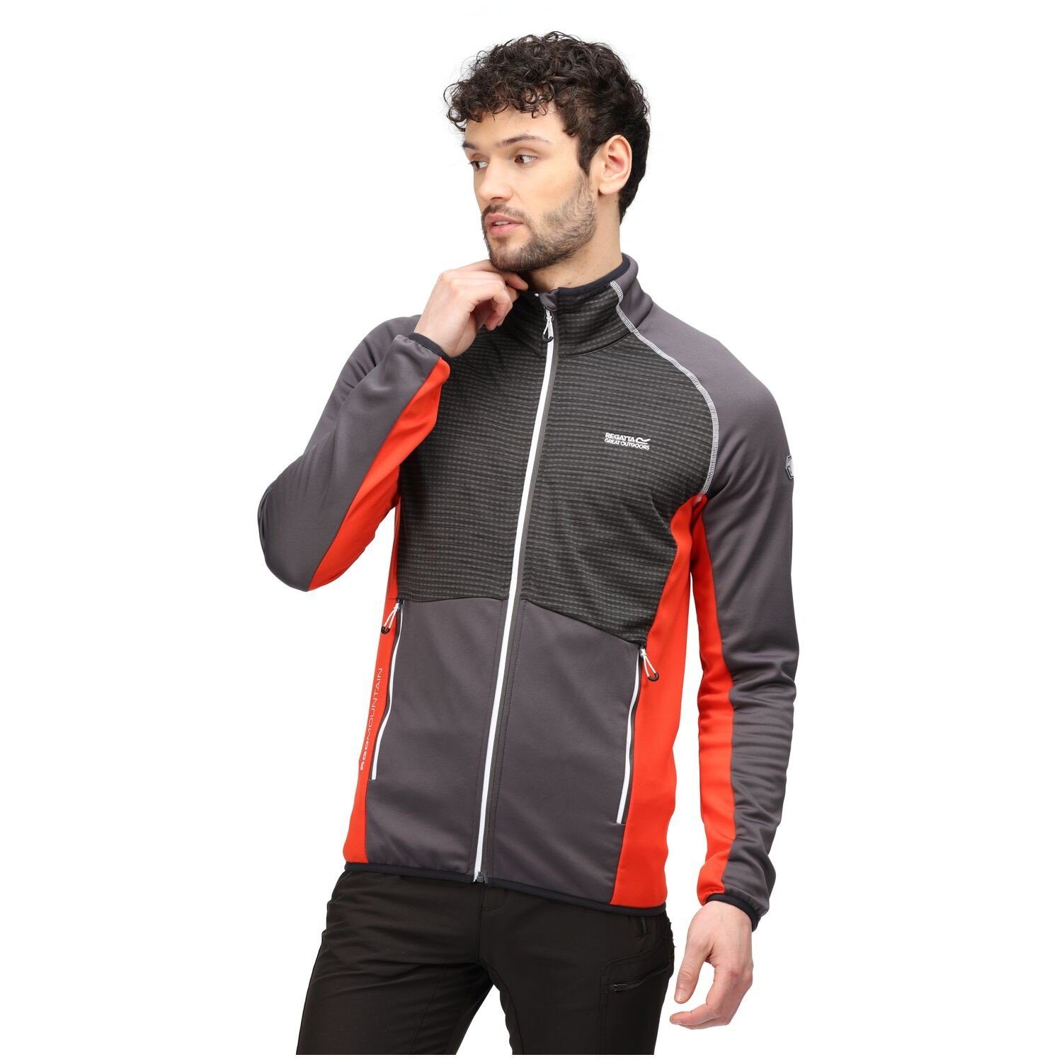 leicht IV / Regatta Funktionsjacke und atmungsaktiv Softshelljacke Regatta Orange Herren dünn, Yare