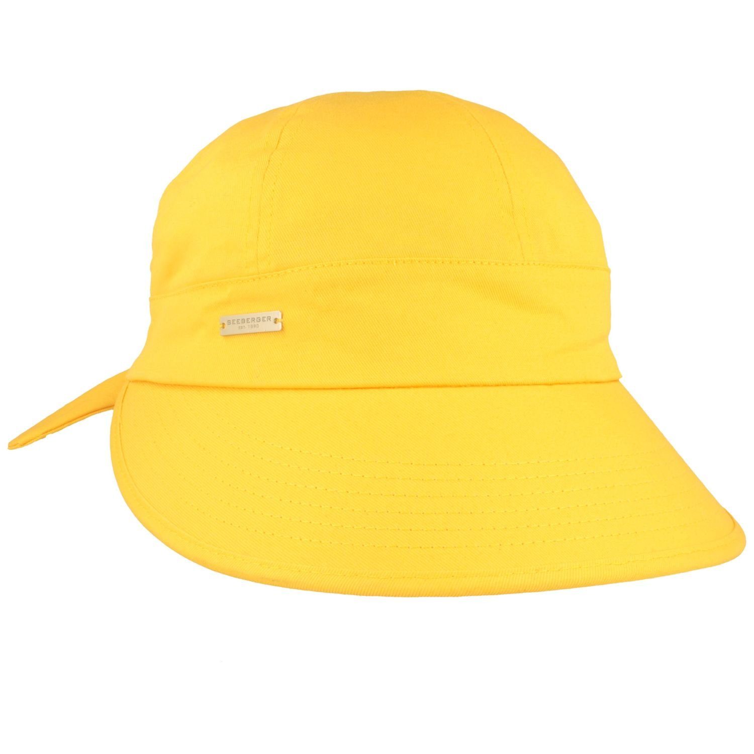 Baumwolle 100% hinten Schleife Schildkappe Visor Seeberger aus 41-limette mit