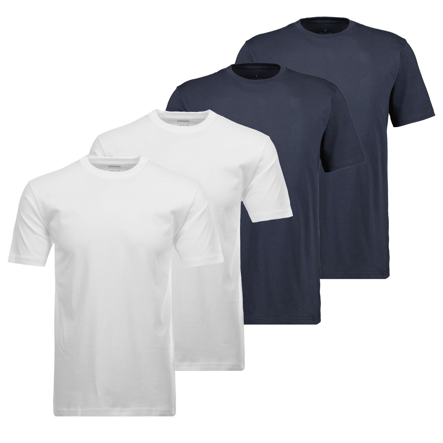RAGMAN T-Shirt Basic (Sparpack) T-Shirts aus hochwertiger Baumwolle günstig online kaufen