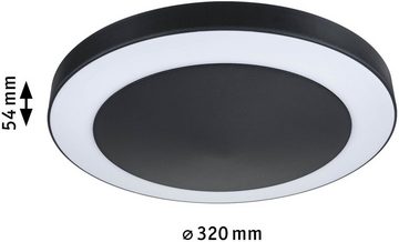Paulmann Deckenleuchte Circula, LED fest integriert, Warmweiß, Deckenlampe, nickel-matt, 22,5 cm, warmweiß, Deckenleuchte, Lampe