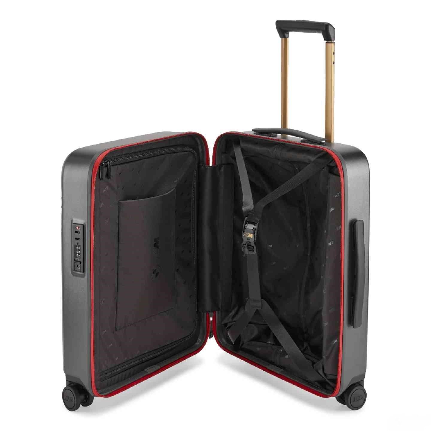 BMW Trolley BMW M Boardcase Koffer Dunkelgrau Trolley Tasche mit rollen