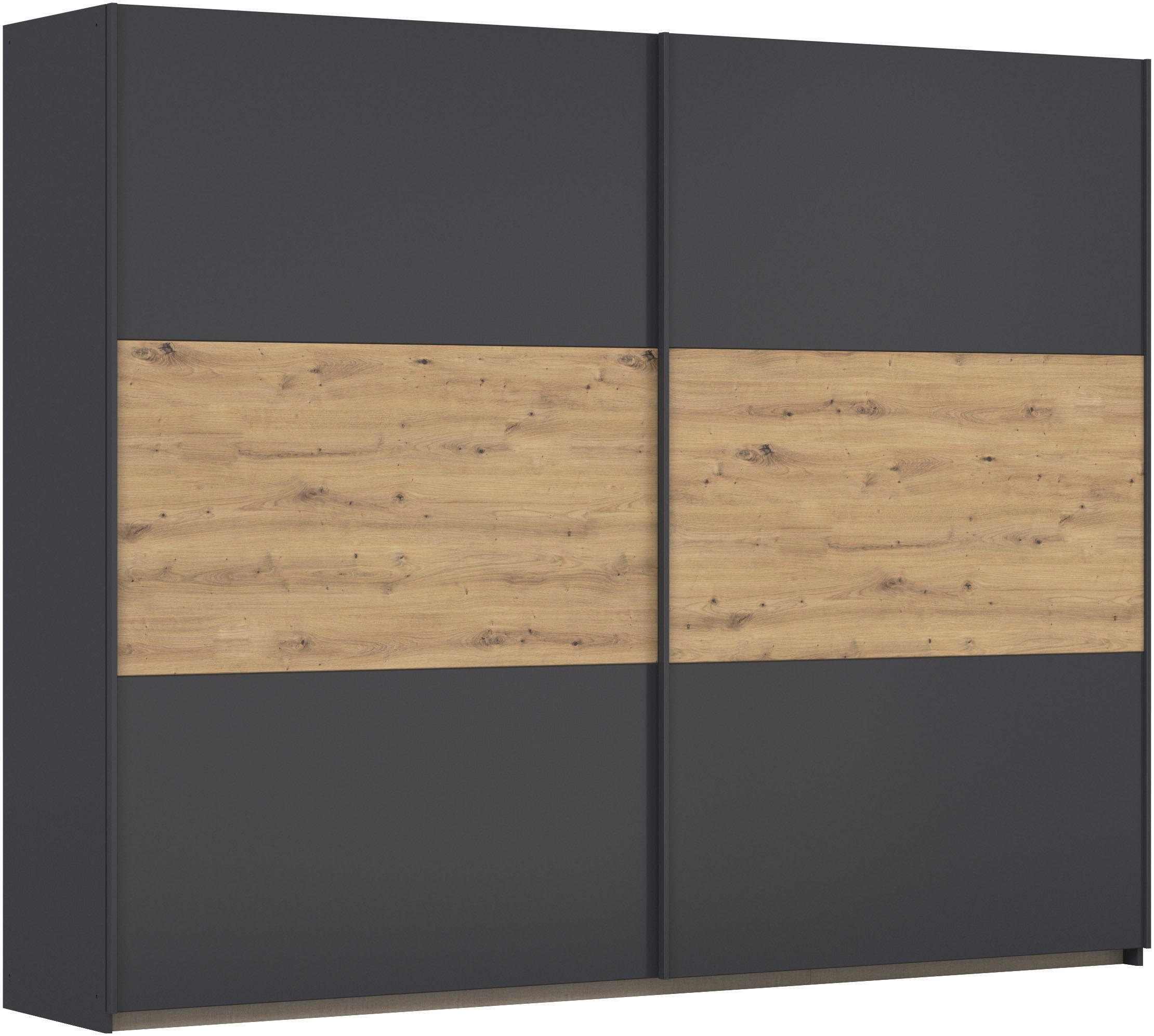 rauch Schwebetürenschrank Kleiderschrank Schrank Garderobe Garderobenschrank Wäscheschrank NEO (3 verschiedene Ausstattungen BASIC/CLASSIC/PREMIUM (inkl. SOFT-CLOSE) mit großzügigem Stauraum und vielfältigen Farbkombinationen
