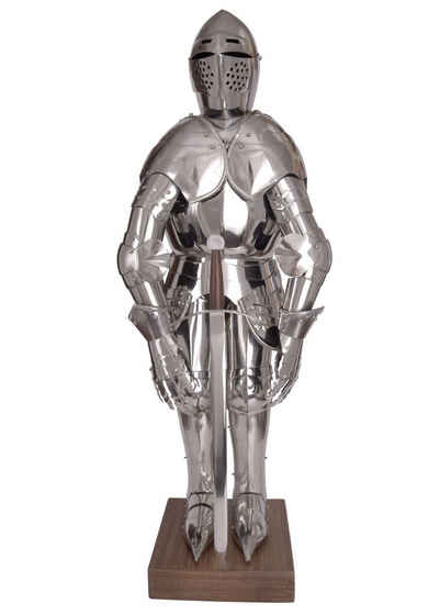 Battle Merchant Ritter-Kostüm Miniatur Ritterrüstung mit Ständer und Schwert