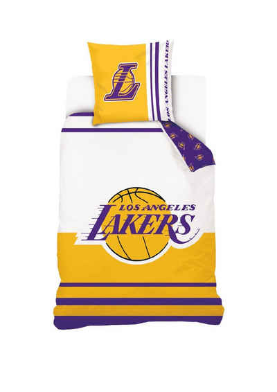 Bettwäsche NBA Los Angeles Lakers Bettwäsche 140 x 200 cm, NBA