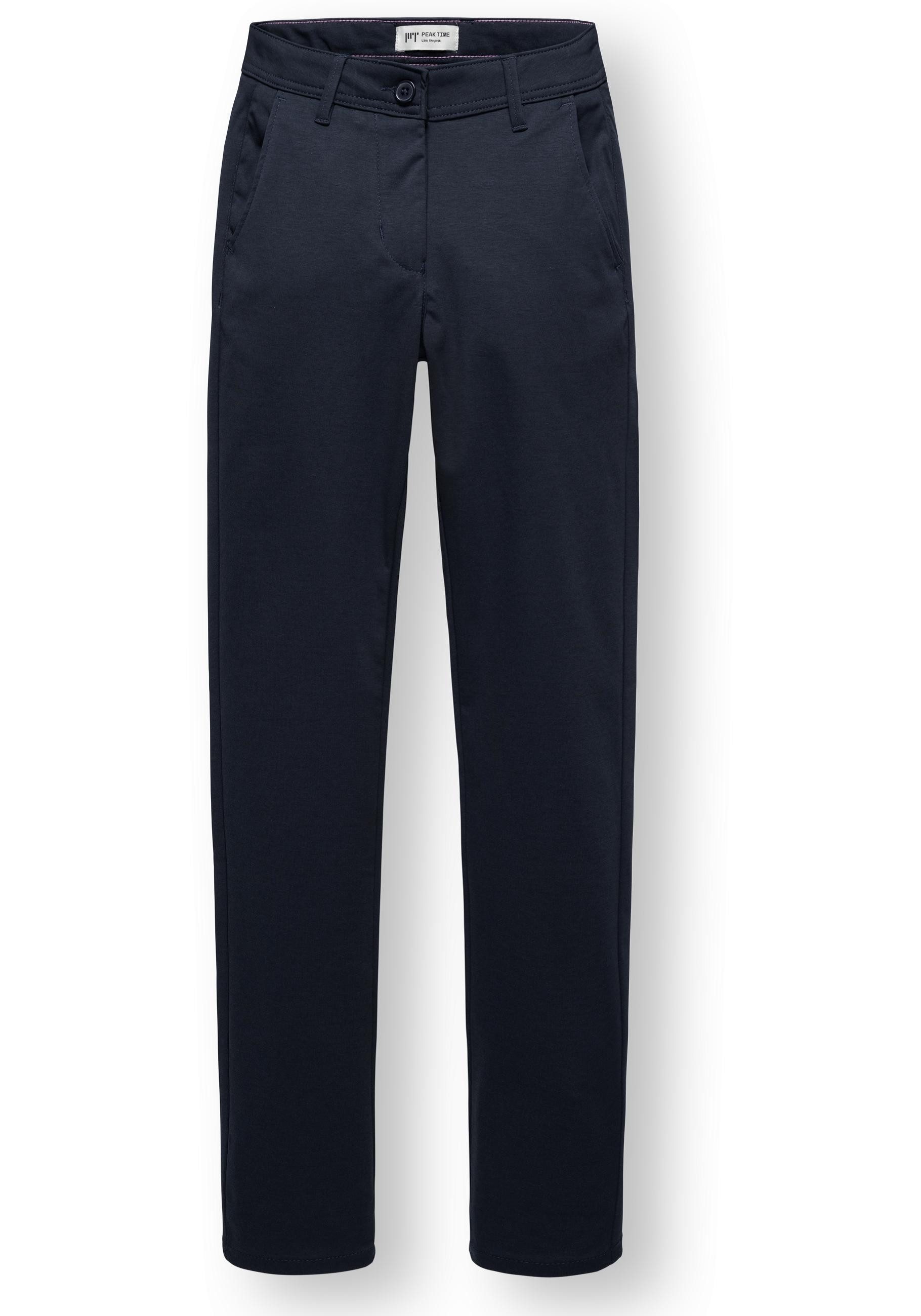 PEAK TIME Stoffhose Aurele Lange Chino-Hose mit Bio-Baumwolle