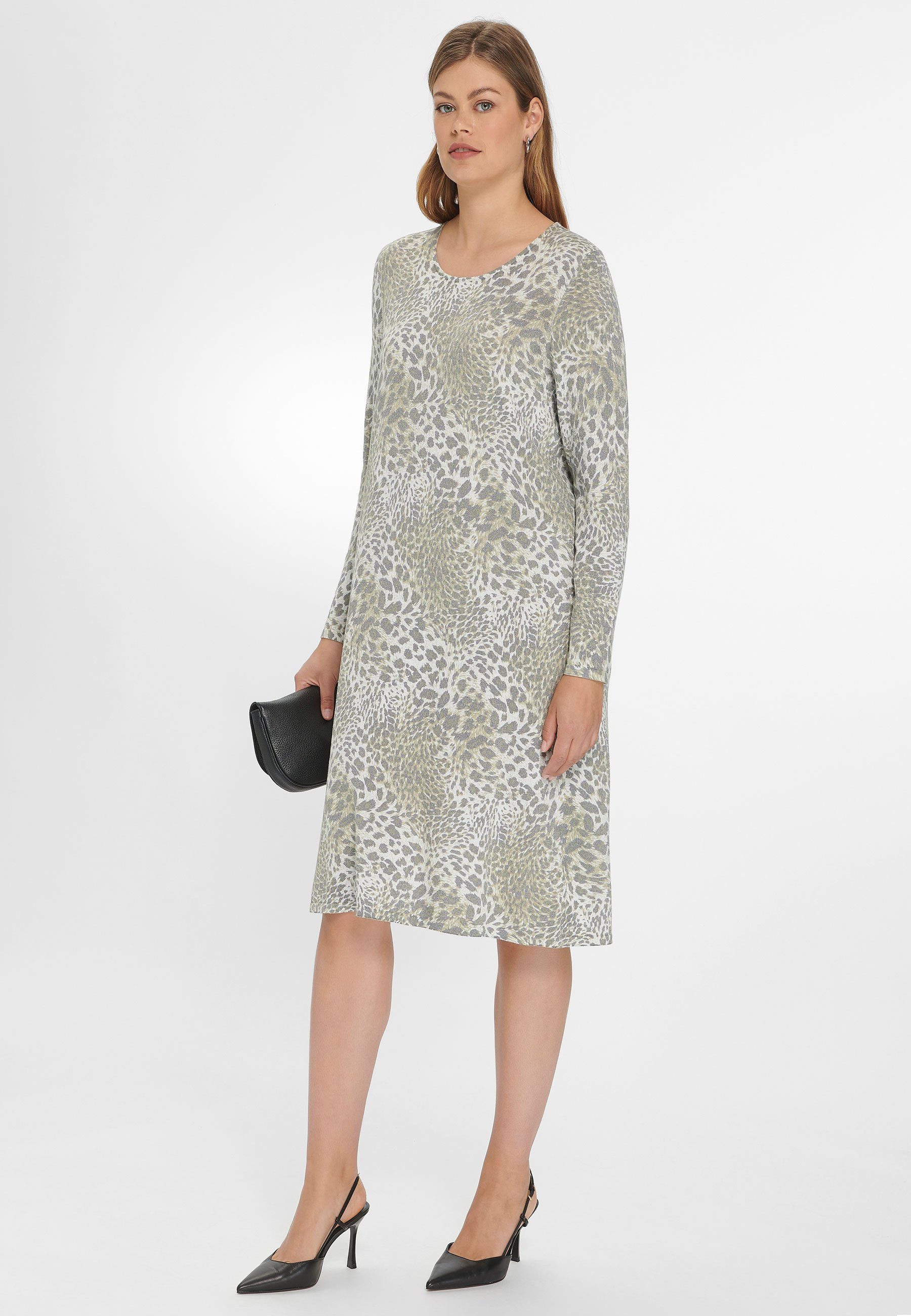 mit Cotton A-Linien-Kleid modernem Aura Anna Design