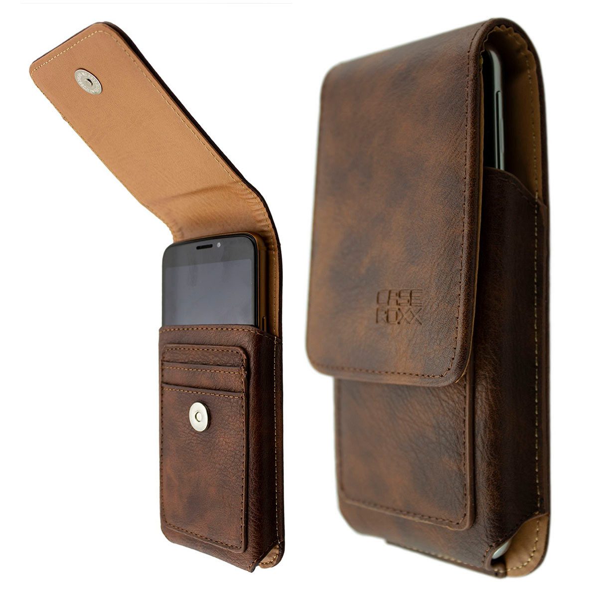 Handytasche Klappetui für Doro 8080 / 8062, braun